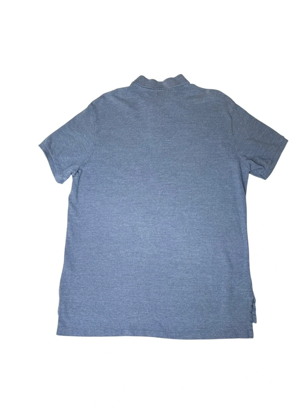 Polo Ralph Lauren Pique Mesh Polo Shirt Men's Size XL Custom Fit Blue Cotton